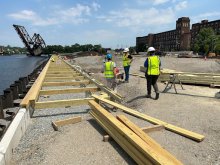 east newark park under constructions