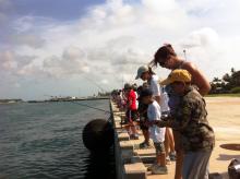 A perhaps less obvious impact of an oil spill is that people are unable to enjoy recreational fishing.